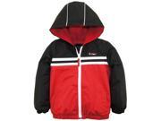 iXtreme Boys Fleece Lined Colorblock Lightweight Active Jacket Hooded Spring Coat Black 4
