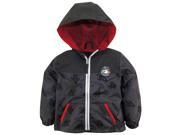iXtreme Toddler Boys Spacecraft Print Jacket Mesh Lined Windbreaker Spring Coat Charcoal 4T