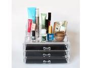Luxury Acrylic Cosmetic Organizer Makeup Box 3 Drawers 1303 By Beauty Acrylic ®