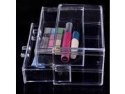 Luxury Acrylic Cosmetic Organizer Makeup Box 2 Drawers 1005 3 By Beauty Acrylic ®