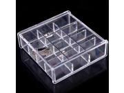Acrylic Jewelry Ring Earrings Necklace Organizer 12 Grids 1026 By Beauty Acrylic ®