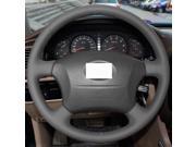 Black Genuine Leather Steering Wheel Cover for 2003 2004 2005 2006 2007 2008 2009 Lexus GX 4703 1998 1999 2000 2001 2002 2003 2004 2005 2 6 2007 Lexus LX 470