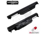 Dr Battery Advanced Pro Series Laptop Notebook Battery Replacement for Asus X75VD TY202D 4400mAh 49Wh 10.8 Volt Li ion Advanced Pro Series Laptop Battery