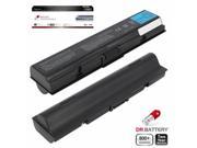 Dr Battery Advanced Pro Series Laptop Notebook Battery Replacement for Toshiba Satellite M203 6600 mAh 10.8 Volt Li ion Laptop Battery