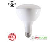 Dr. Bulbs™ 9W 65W Equivalent BR30 Dimmable LED Flood Light Bulb Medium Screw Base E26 UL Listed CRI 80 120 Degree Beam Angle Soft White 3000K