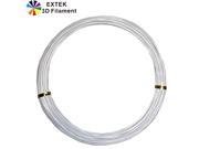 EXTEK 3D FILAMENT ABS Transparent Silver Gray Gold Snow White 1.75mm 5 x 50g package for 3D printer MakerBot RepRap Flashforge Mbot Solidoodle etc. MADE