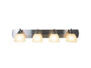 AF Lighting 617581 43 Inch W by 8 1 4 Inch H by 7 3 4 Inch E Durango Lighting Collection 4 Light Bath Vanity Brushed Ni