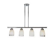 Monument 617510 Essen 4 Light Pendant Fixture Polished Chrome 35 In.