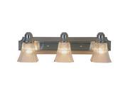 Vanity Fixture 3 Light 24 Brushed Nickel National Brand Alternative Lighting