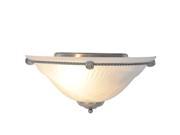 Monument 617073 Torino Wall Sconce Brushed Nickel 13 In.