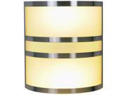 Monument 617615 Wall Sconce Brushed Nickel With Accents 10 In.