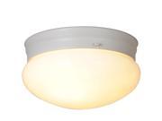 Royal Cove 671330 Mushroom Shaped Ceiling Fixture White 9 1 8 In.