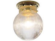 Royal Cove 671340 Surface Mount Ceiling Fixture Polished Brass 6 X 7 1 8 In.