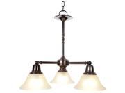 AF Lighting 617284 Sonoma Decorative Vanity Fixtures 3 Light Chandelier Oil Rubbed Bronze