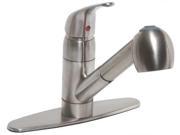 Premier 120438 Bayview Single Handle Pull Out Kitchen Faucet PVD Brushed Nickel