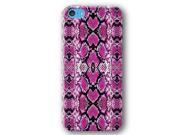 Hot Pink Snake Skin Boa Animal Print Pattern iPhone 5C Slim Phone Case