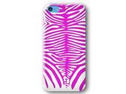 Hot Pink Zebra Pattern Animal Print iPhone 5C Slim Phone Case