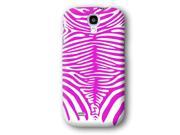 Hot Pink Zebra Pattern Animal Print Samsung Galaxy S4 Slim Phone Case