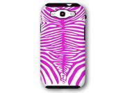 Hot Pink Zebra Pattern Animal Print Samsung Galaxy S3 Armor Phone Case