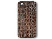 Alligator Pattern Animal Print iPhone 4 and iPhone 4S Armor Phone Case
