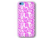 Pink Camouflage Pattern iPhone 5C Slim Phone Case
