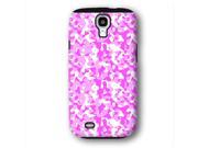 Pink Camouflage Pattern Samsung Galaxy S4 Armor Phone Case