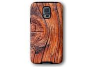 Red Oak Knotty Wood Pattern Samsung Galaxy S5 Armor Phone Case