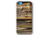 Weathered Barn Door Drift Burned Scorched Wood Pattern iPhone 5C Armor Phone Case