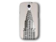 New York City Chrysler Building Black And White Sepia Samsung Galaxy S4 Slim Phone Case