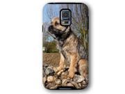 Border Terrier Dog Puppy Samsung Galaxy S5 Armor Phone Case