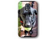 Black Lab Dog Puppy Samsung Galaxy S5 Armor Phone Case