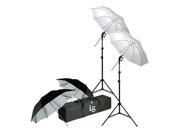 Lusana Studio Photo Video Umbrella Flash Mount Hot Shoe Kit Umbrella LNG2086