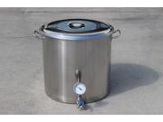 CONCORD 100 QT Stainless Steel Brew Kettle Stock Pot 25 Gallons Deluxe Pkg