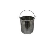 CONCORD 60 QT Large Stainless Steel Stock Pot Steamer Fry Boil Basket