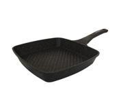 CONCORD 11 Marble Coated Square Nonstick Cast Aluminum Griddle Fry Pan Skillet