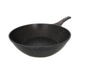 CONCORD 12 Marble Coated Nonstick Cast Aluminum Wok Deep Fryer Stir Fry Pan