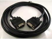 10FT 10 FT 15 PIN SVGA SUPER VGA Monitor M Male 2 Male Cable black CORD FOR PC