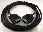 6FT 6 FT 15 PIN SVGA SUPER VGA Monitor M M Male 2 Male Cable BLK CORD FOR PC TV