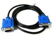 5FT SVGA VGA M M LCD LED Monitor BLUE VGA Cable Male to Male