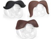 Funny Mustache Pacifier Orthodontic Baby Infant Newborn Binky Pacifiers Dummy MixPack