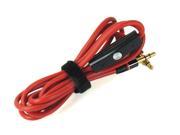 Replacement Remote Mic Control Talk Aux Audio Cable for Beats Monster Headphones