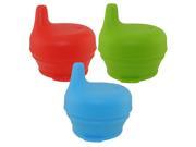 3 Pack Universal Sippy Cup Lids Silicone Mason Jars Drink Lid Kids Toddlers Cups