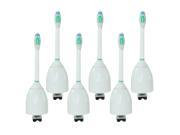 6 Pack Brush Heads for Philips Sonicare E series Toothbrush Head Replacement