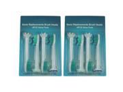 Replacement Electric Toothbrush Heads fit for Philips Sonicare ProResults HX6013 8 Pack