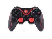 Wireless Bluetooth Dual Shock 3 6Axis Game Controller Gampad for Sony PS3 Playstation 3 Black Red