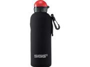 SIGG NEOPRENE POUCH BLACK 0.75L BOTTLE NOT INCLUDED **NOT FOR WIDEMOUTH**