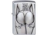 EAN 4045233002311 product image for ZIPPO STOCKING GIRL BRUSHED CHROME LIGHTER (1300116) | upcitemdb.com