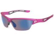 Bolle Tempest Sunglasses Satin Crystal Pink Frame Rose Blue Lenses