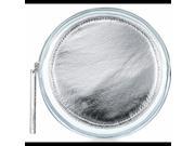 MAC Iced Delights Clear Silver Round Makeup Cosmetic Bag