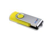 Litop 16GB Yellow High Quality Swiveling USB Flash Drive USB 2.0 Memory Disk